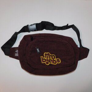 Justin Bieber X Tim Hortons Tim Biebs Brown Corduroy Belt Bag / Fanny Pack/ Bum